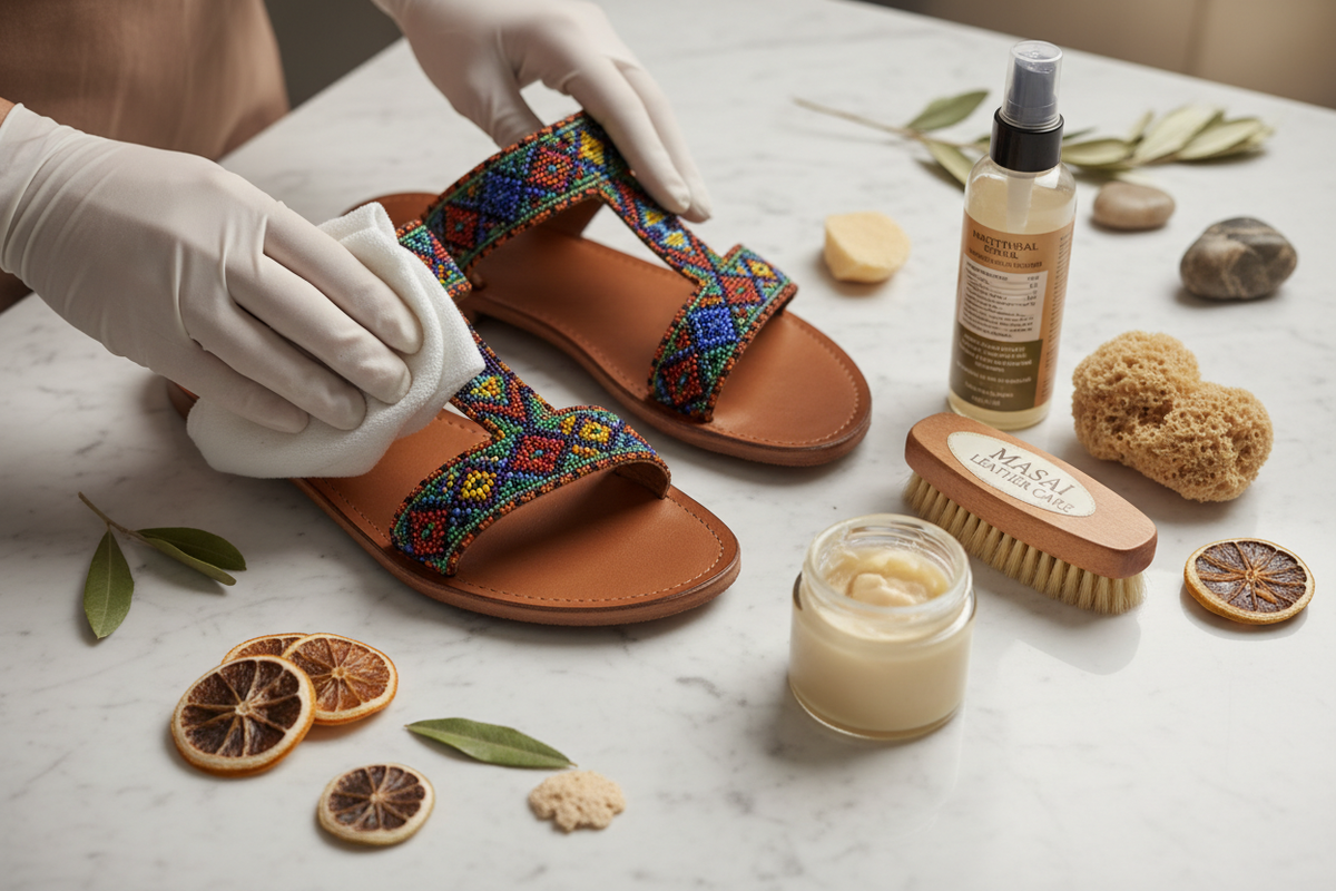Entretien du Cuir Perlé : 5 Astuces pour Prolonger la Vie de vos Sandales
