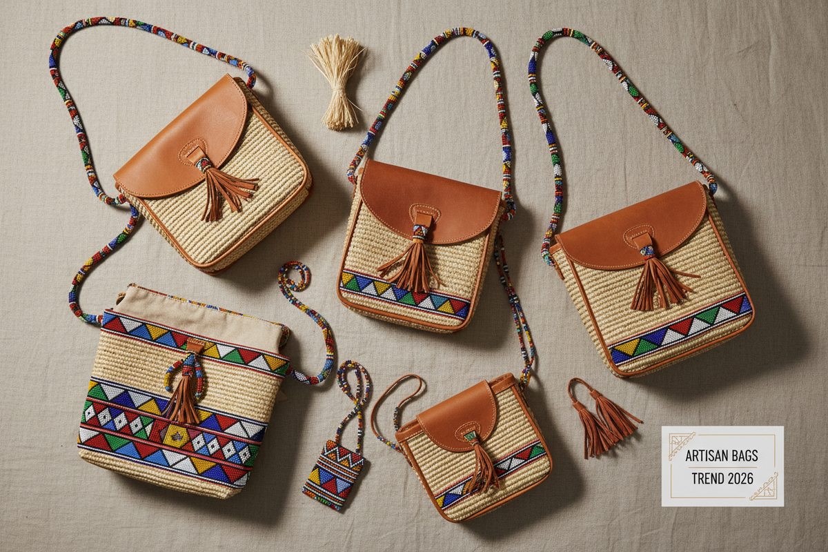 Sacs Artisanaux en Cuir et Sisal : L'Accessoire Tendance 2026
