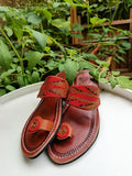 Sandales en cuir artisanales femme