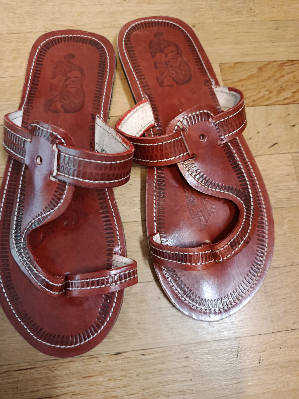 Sandales en cuir Homme