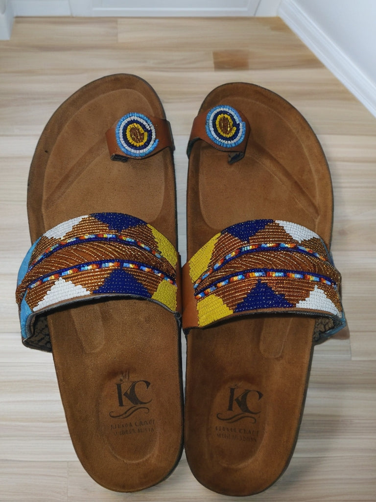 Sandales en cuir perlées (Copie)