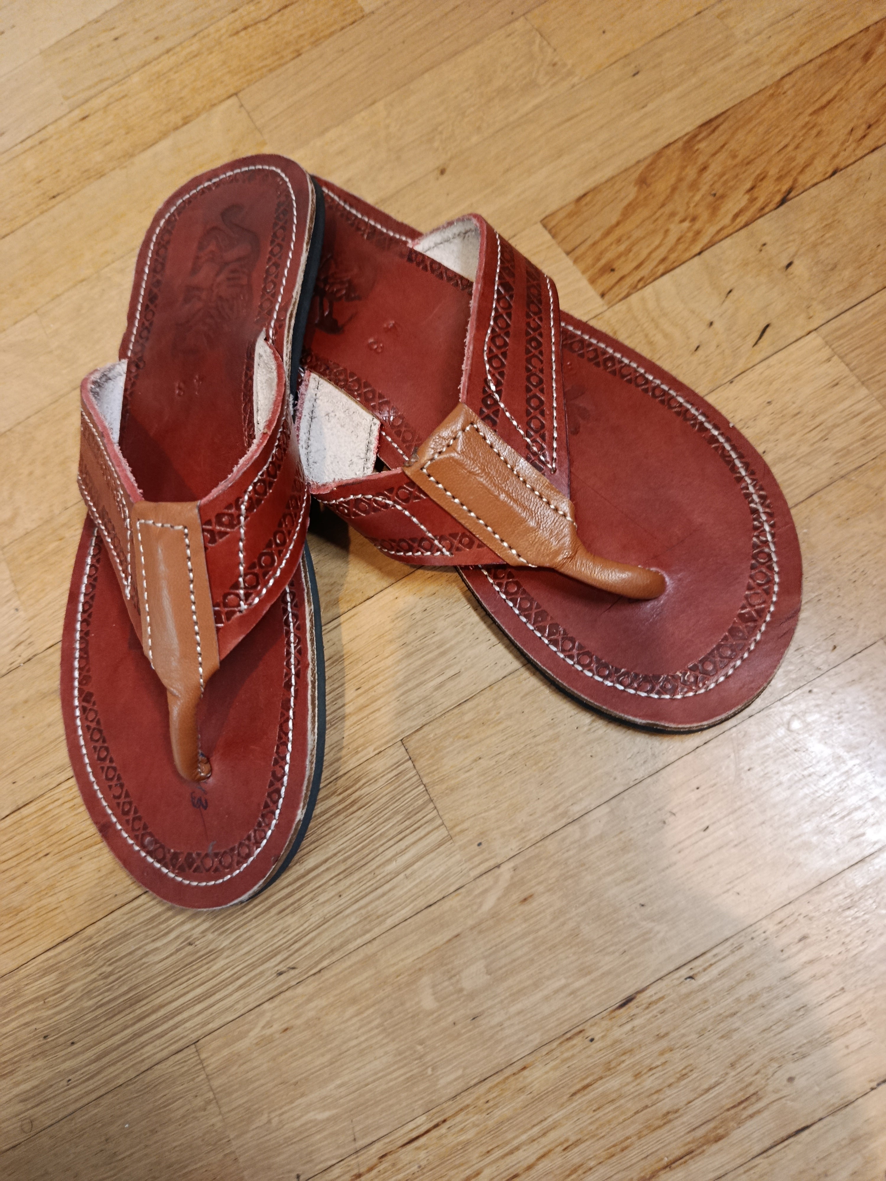 Sandales homme cuir perlées Masai – Confort et authenticité