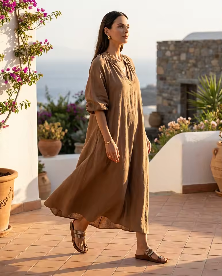 Sandales Cuir Perlées Masai Femme – Artisanat Fait Main Authentique