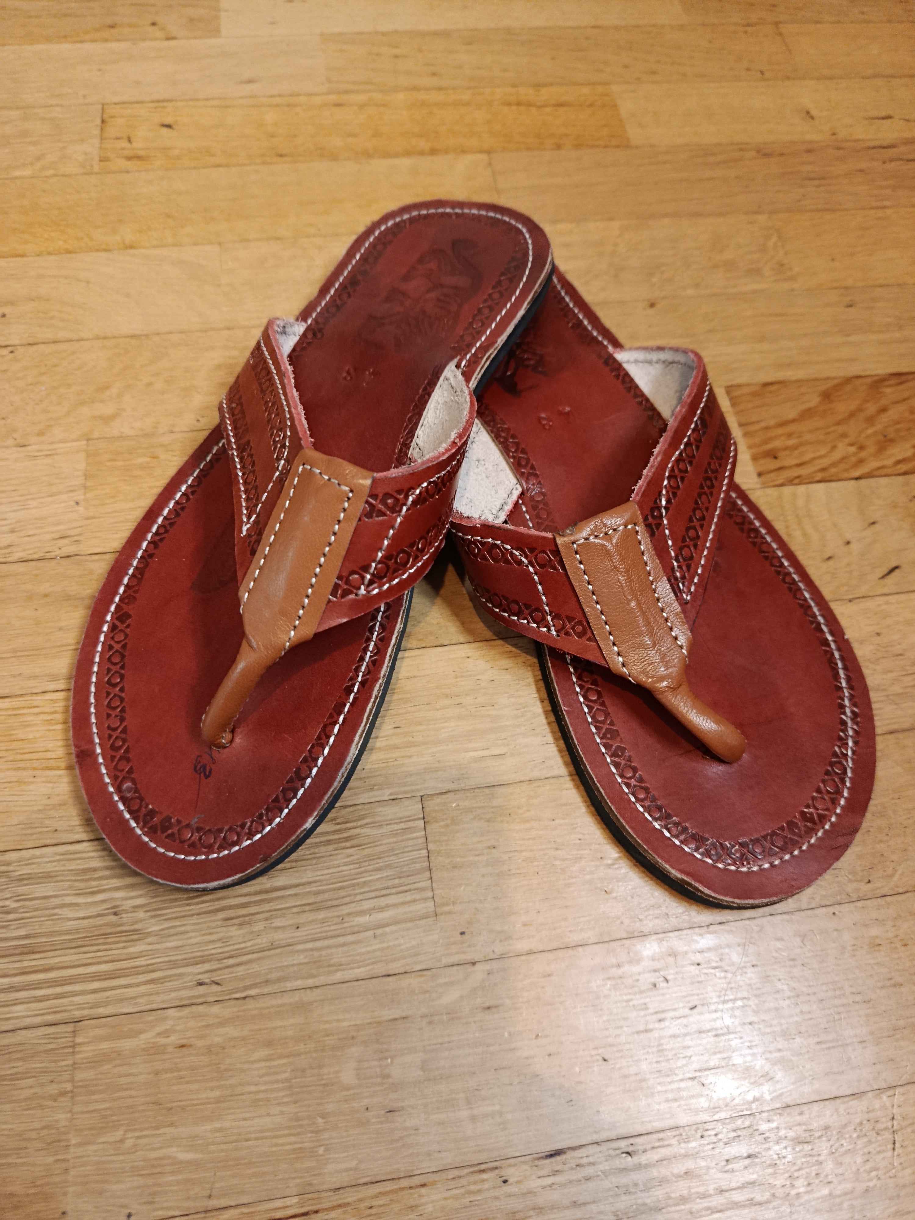 Sandales en cuir Homme